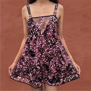 CHERRY BLOSSOM SEQUINS DRESS